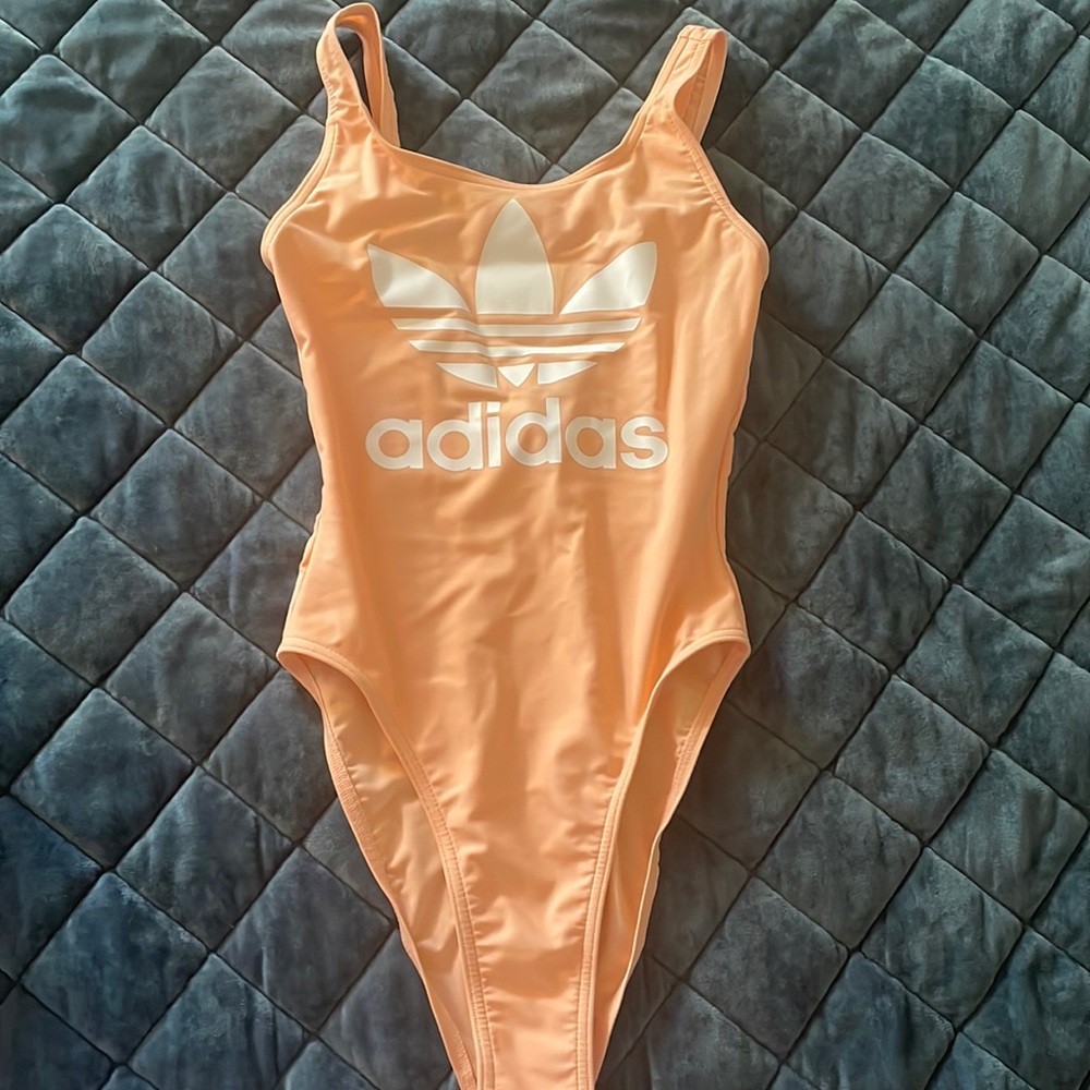Adidas One Piece Swimsuit - New With Tags (NWT). Dusty Pink color.